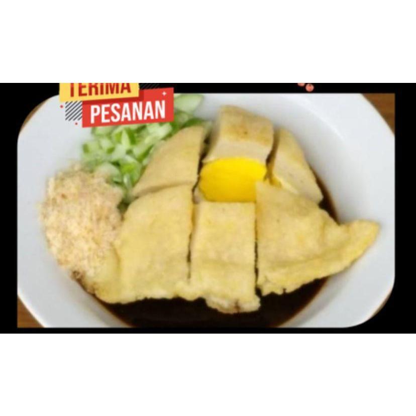 

Pempek Kapal selam ukuran besar Asli Palembang Isi Telur