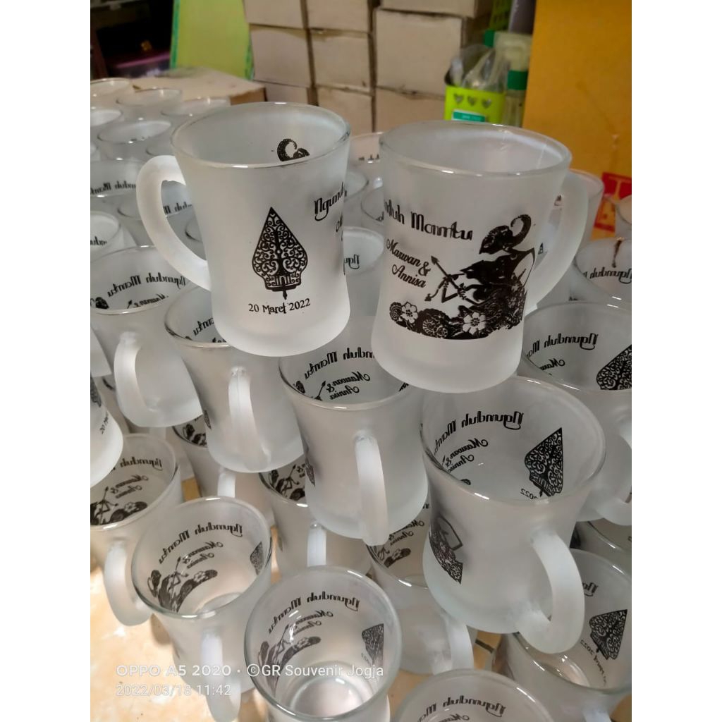 Souvenir Gelas Doff Sexy
