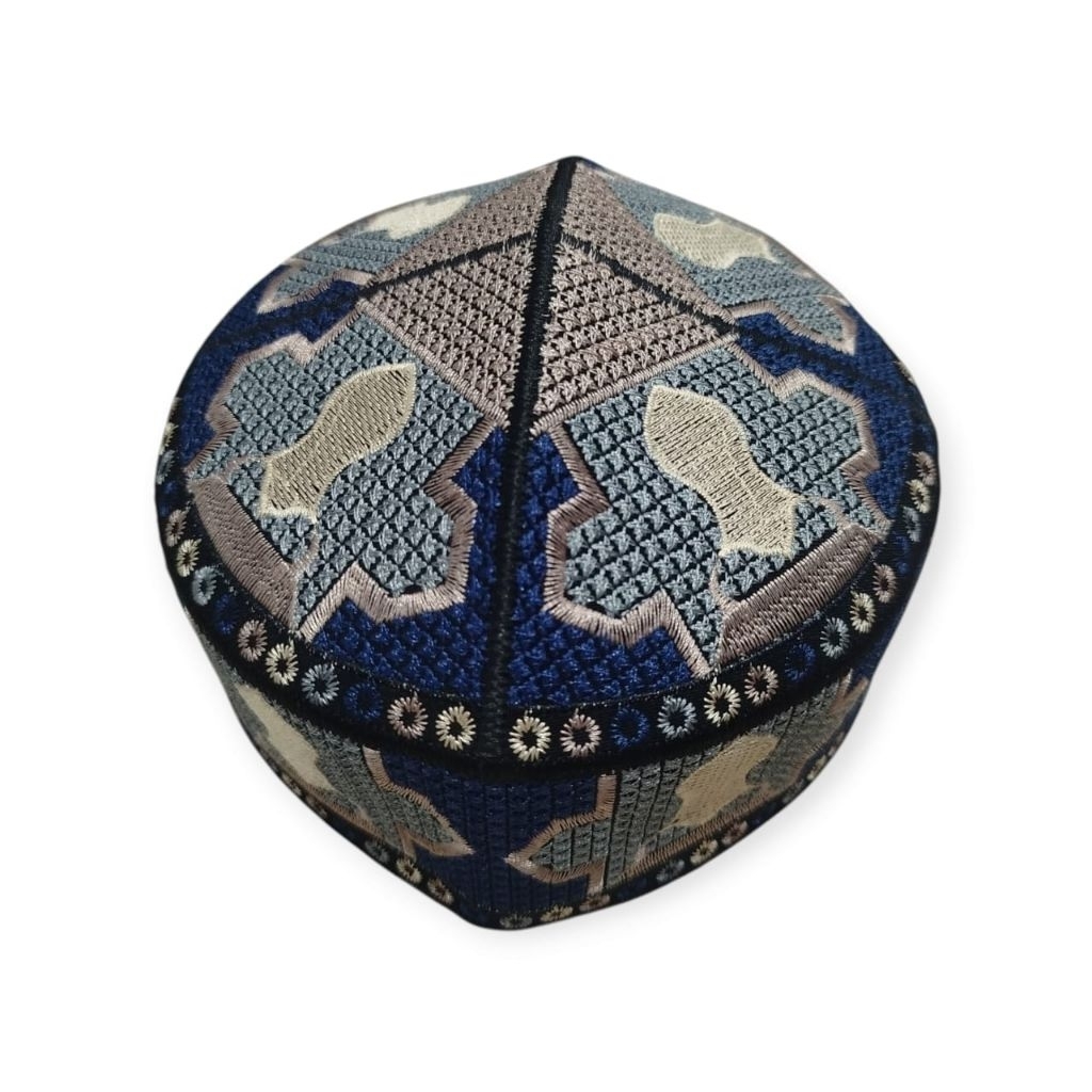 PECI PAKISTAN ORIGINAL FULL BORDIR/ KOPIAH SONGKOK/ PECI LIPAT