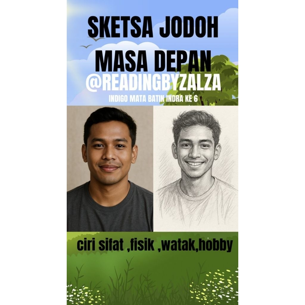 sketsa jodoh siapa jodohku