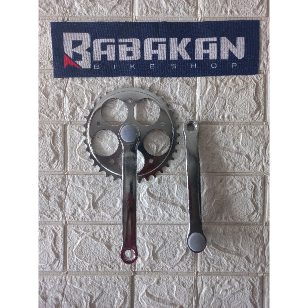 Crank sepeda single 36 t commuter bike federal city bike fixie bb kotak