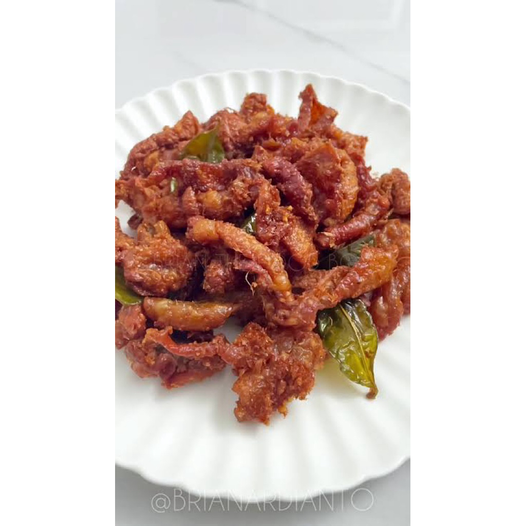 

[FROZEN] KULIT AYAM UNGKEP/KULIT AYAM TERASI TINGGAL DIGORENG