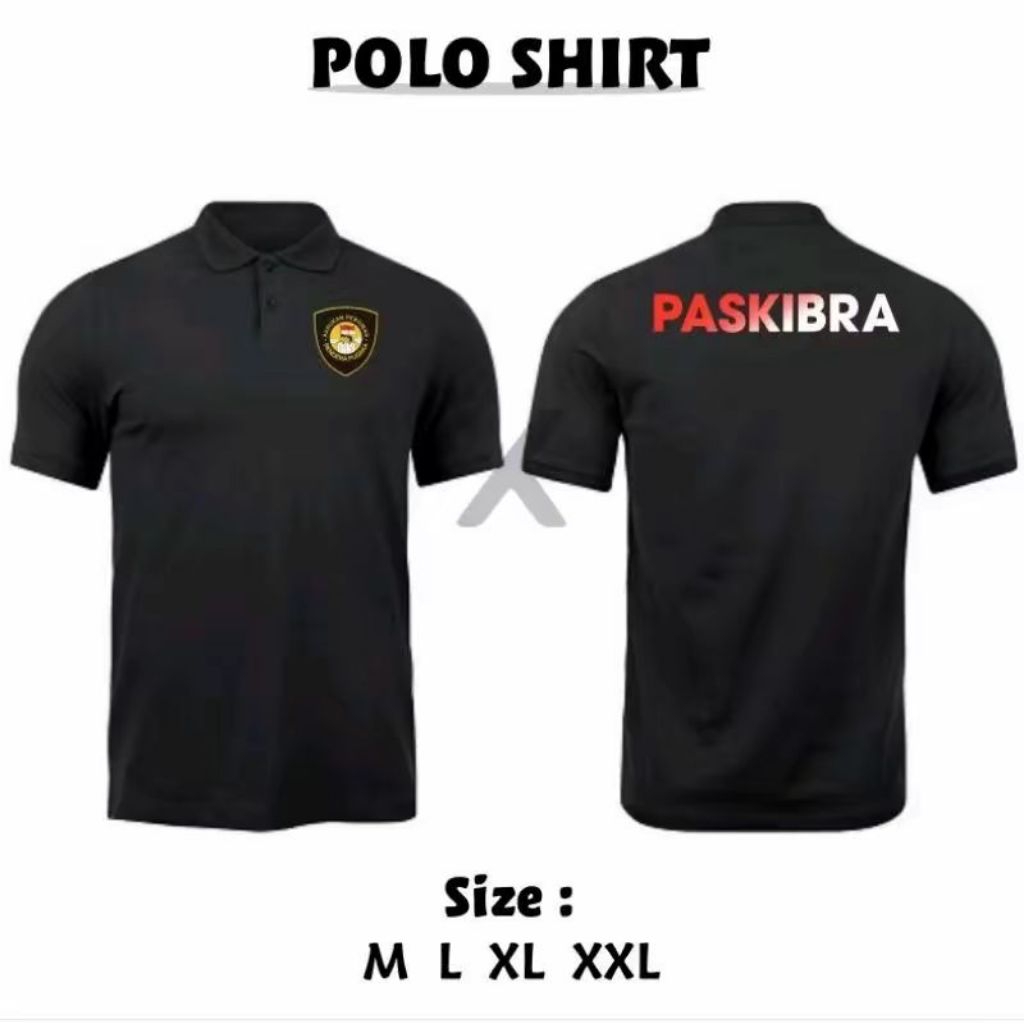 KAOS POLO KERAH PASKIBRA MERAH PUTIH GRADASI // KAOS POLO BERKERAH PASKIBRAKA MERAH PUTIH GRADASI CO