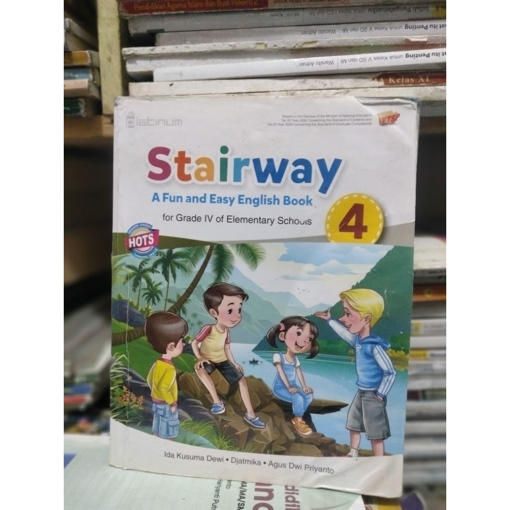 buku bahasa Inggris stairway kelas 4/IV sd mi revisi
