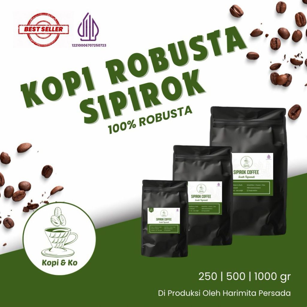 

KOPI ROBUSTA SIPIROK TAPANULI SELATAN PREMIUM