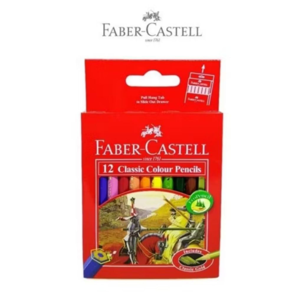 

Pensil 12warna Faber Castell Pendek