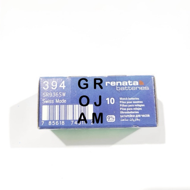 Harga 1 Box, Renata 394 Renata 936 Renata SR936SW Baterai 394 Baterai 936 Original