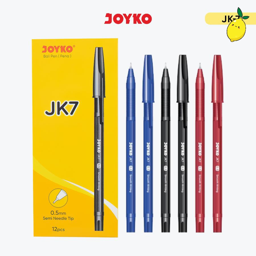 

Ballpoint / Ballpen / Pulpen / Pena JK-7 Joyko 0.5 mm Satuan
