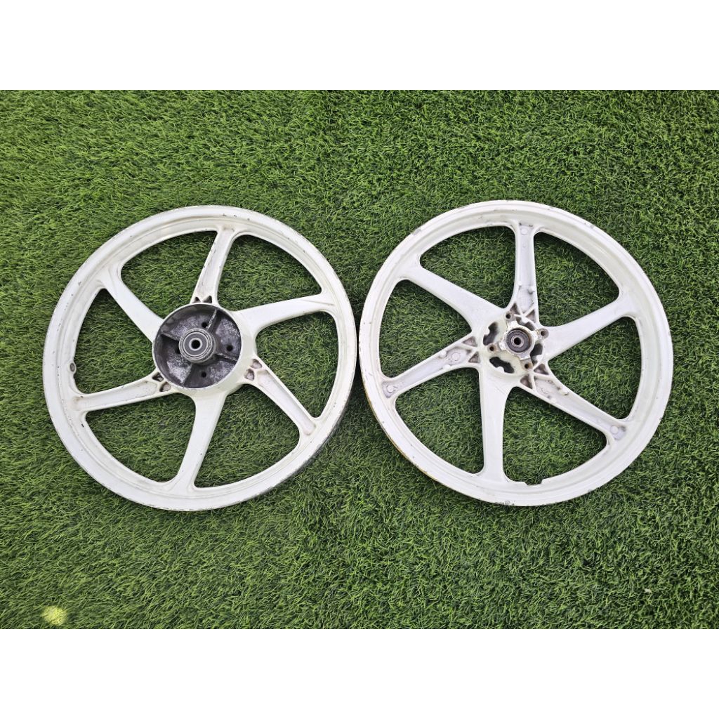 velg velk racing depan belakang Yamaha Jupiter Z cw caswheel second copotan original