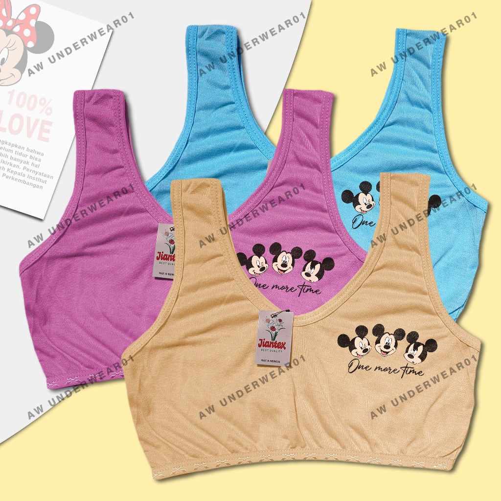 3-6PCS MINISET ANAK PERREMPUAN SD/MINISET MOTIF MINNIE MOUSE ANAK PEREMPUAN REMAJA/MINISET ANAK SD 1