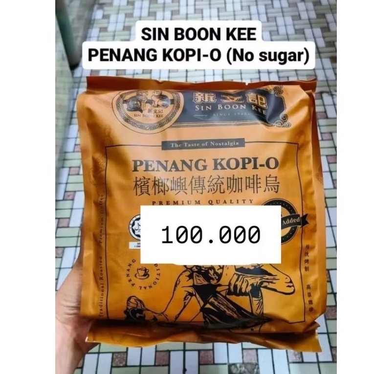 

(READY )KOPI SIN BOON KEE (NO SUGAR)