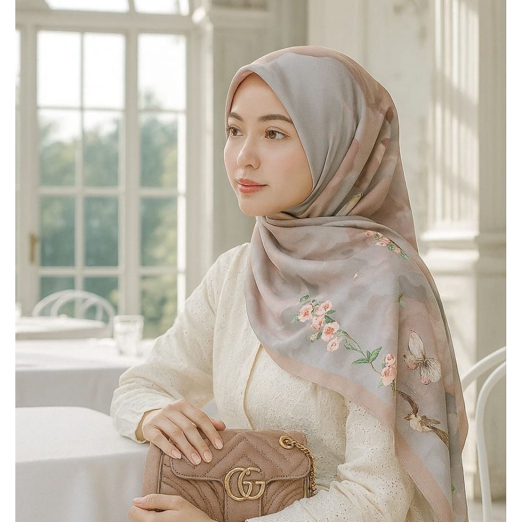 OBRAL TERLARIS ZIRAYAA COKLAT / KERUDUNG SEGI EMPAT / JILBAB INSTAN / HIJAB TERBARU TERMURAH KEKINIA