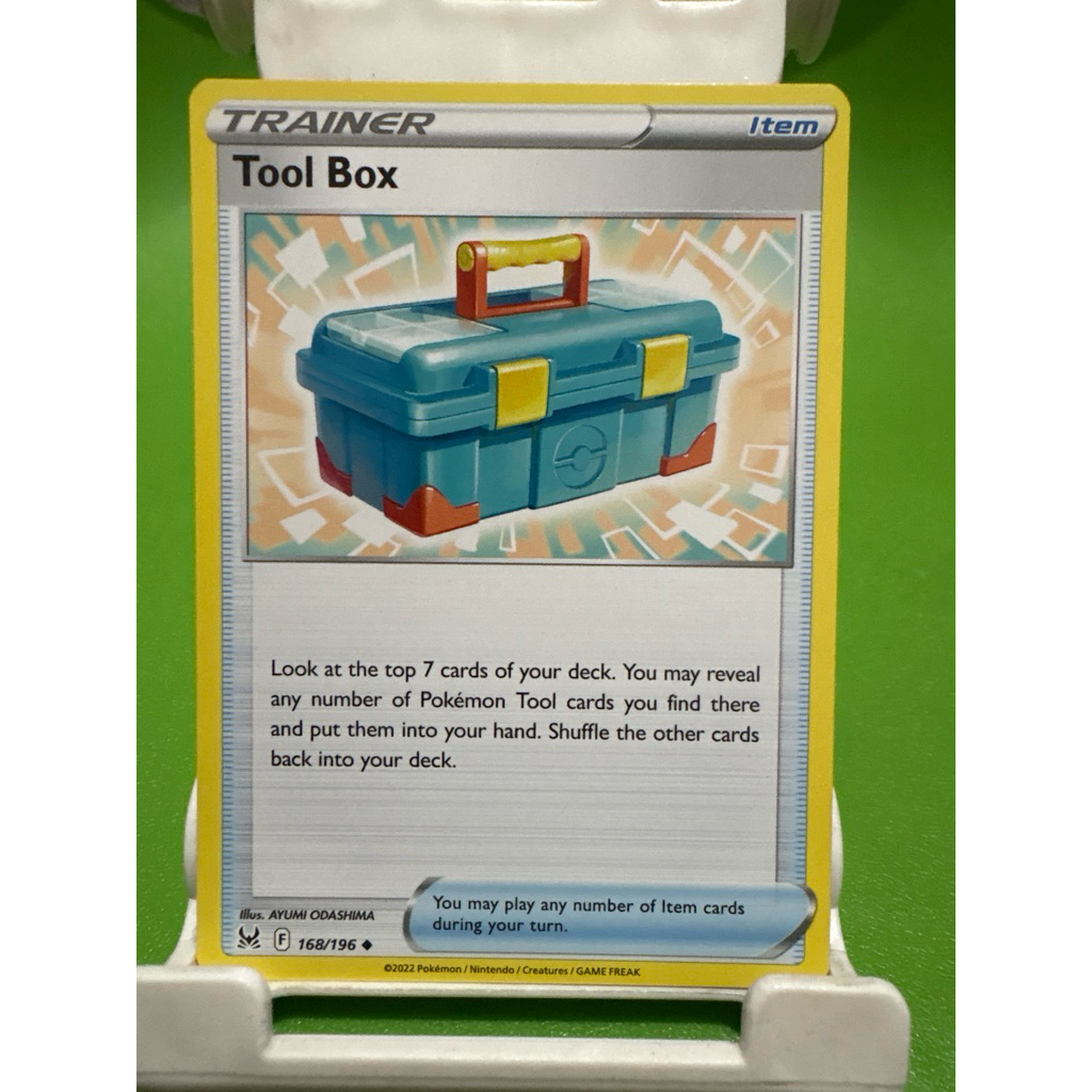 kartu pokemon original common tool box 168/196