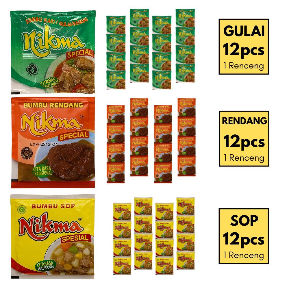 

Paket Bumbu Padang Rendang Gulai Sop Tanpa MSG Cocok Buat Pemula yang Baru Belajar Masak Sendiri