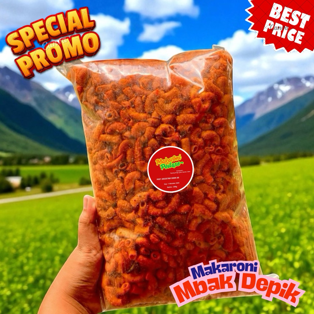 

Makaroni Pedas 1/4kg Aman untuk Anak-anak dan Dewasa, Rasanya Tetap Nikmat dan Gurih