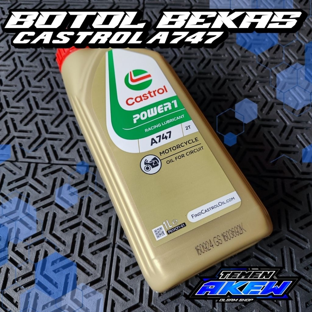 Botol Bekas Oli Samping Castrol A747