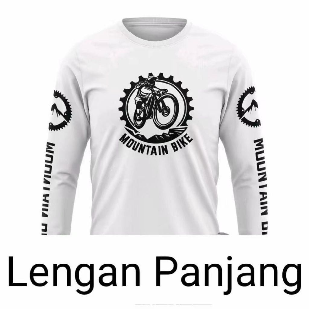 KAOS LENGAN PANJANG MOUNTAIN BIKE // TSHIRT LENGAN PANJANG MOUNTAIN BIKE // KAOS LENGAN PANJANG SEPE
