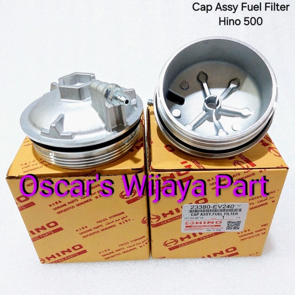 CAP ASSY FUEL FILTER HINO 500 / TUTUP FUEL FILTER MOBIL HINO 500 ORIGINAL