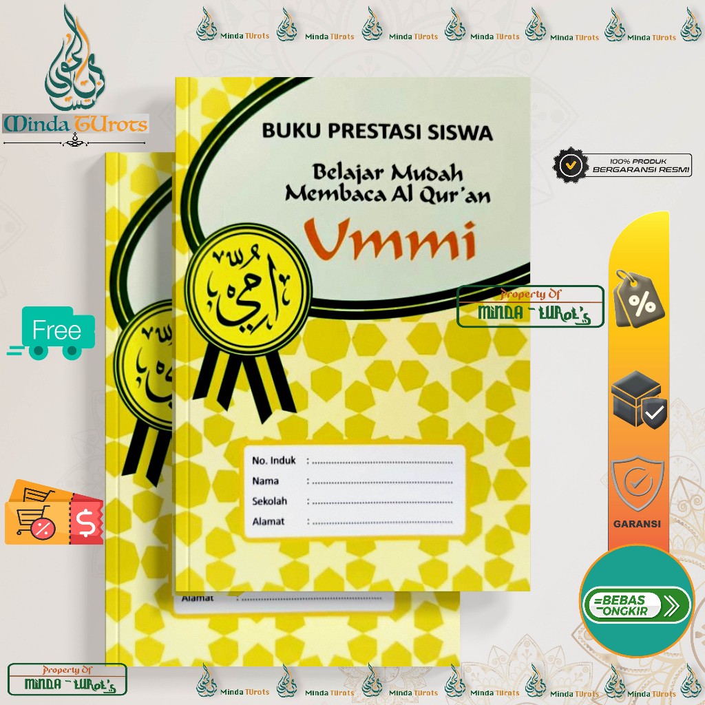BUKU PRESTASI SISWA / SANTRI - Metode Ummi (HVS)