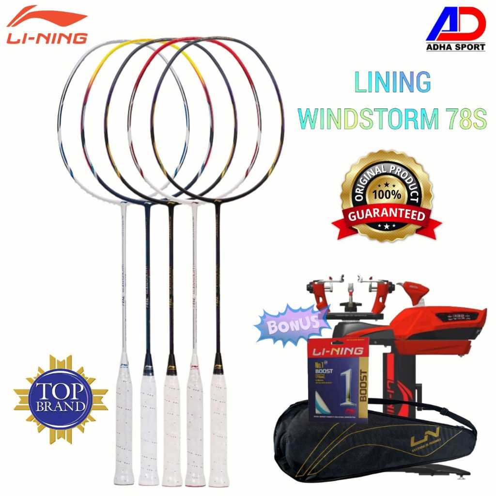 Lining Windstorm 78S / 78 S Raket Badminton Bulutangkis Original