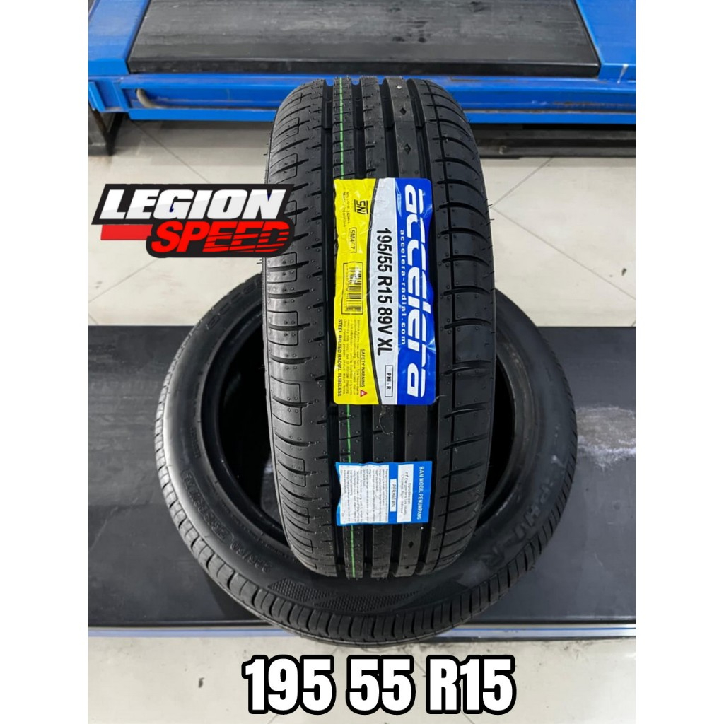 BAN MOBIL ACCELERA PHI RING 15 BAN MOBIL BRIO UKURAN 195 55 R15 ACCELERA PHI