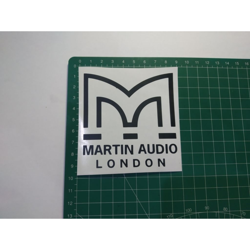 stiker cutting Martin audio