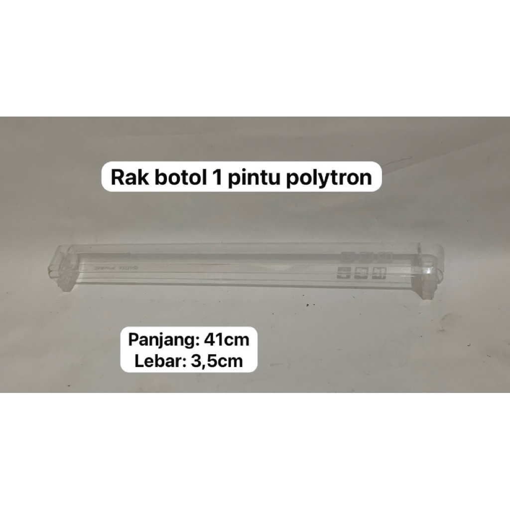 RAK BOTOL KULKAS 1 PINTU POLYTRON SECOND ORIGINAL | RAK KULKAS POLYTRON | TERMURAH