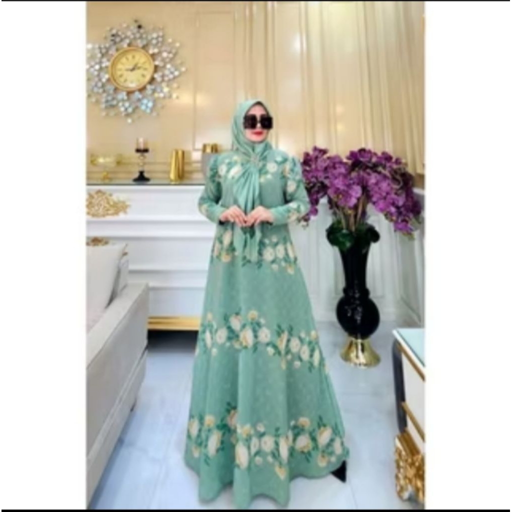 Gamis set scraft by Ivas production