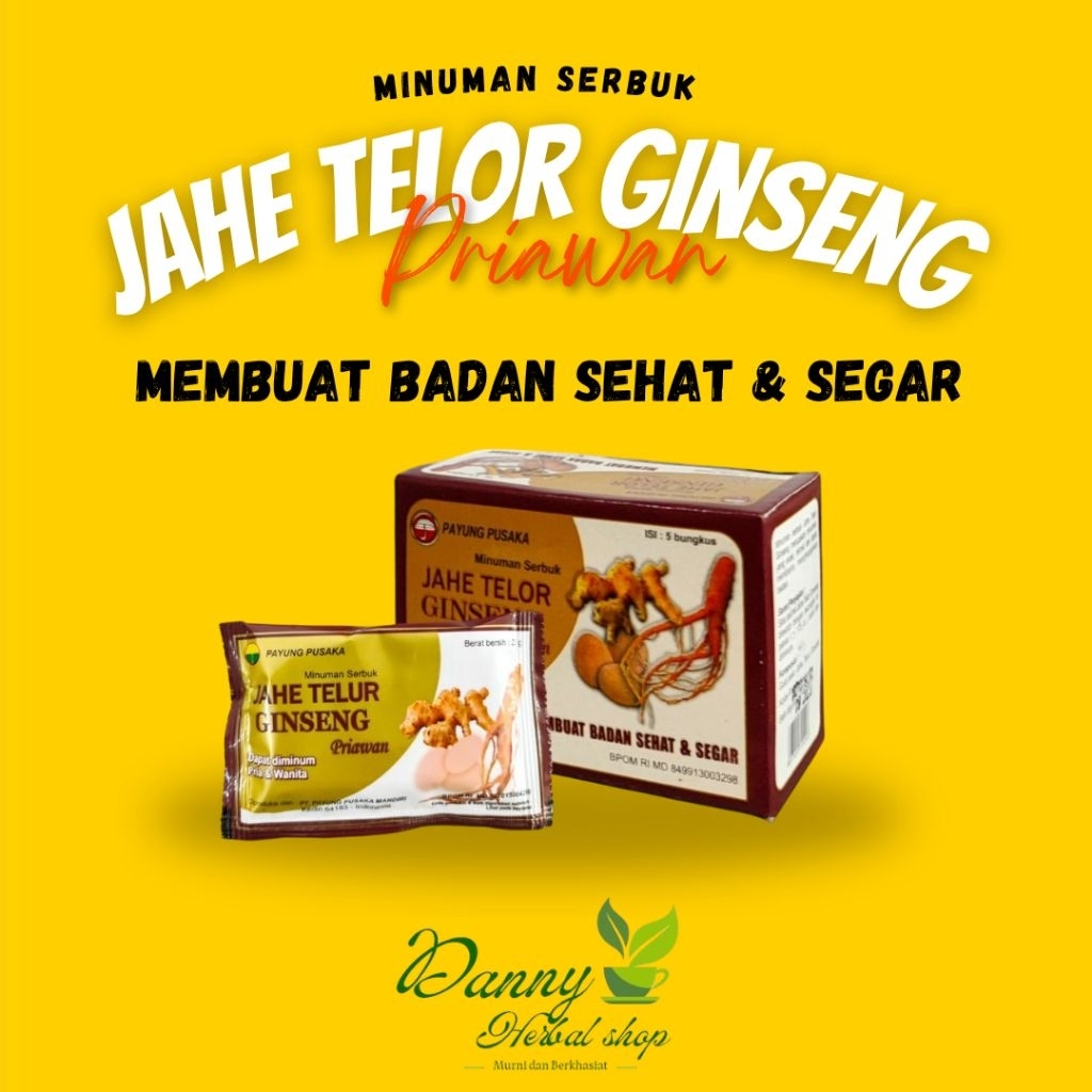 

Cegah Corona!!! Jahe Telor Ginseng Priawan lebih ekonomis 1 kotak isi 5 sachet, Payung Pusaka Mandiri