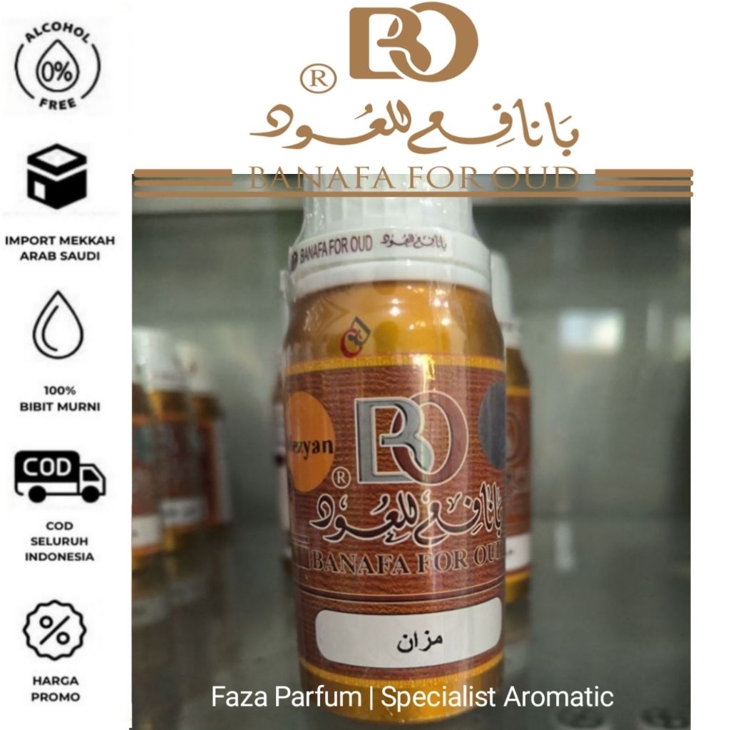 ( exp 2027 ) PARFUM ARAB MYZAN MIZYAN BY BANAFA ORIGINAL SAUDI