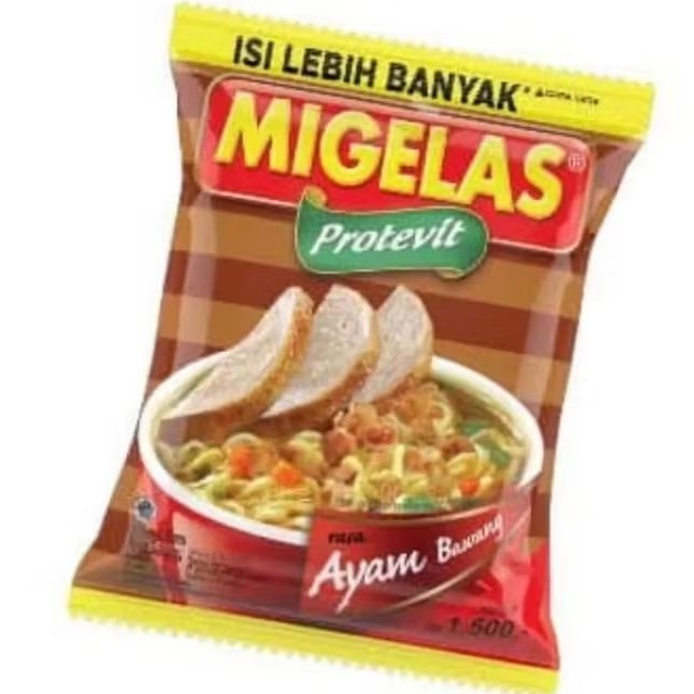 

Mie Gelas Miegelas Rasa Ayam Bawang isi 15 sachet