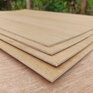 multiplek / triplek teakwood 3mm (80x60cm), triplek motif jati, teakwood plywood
