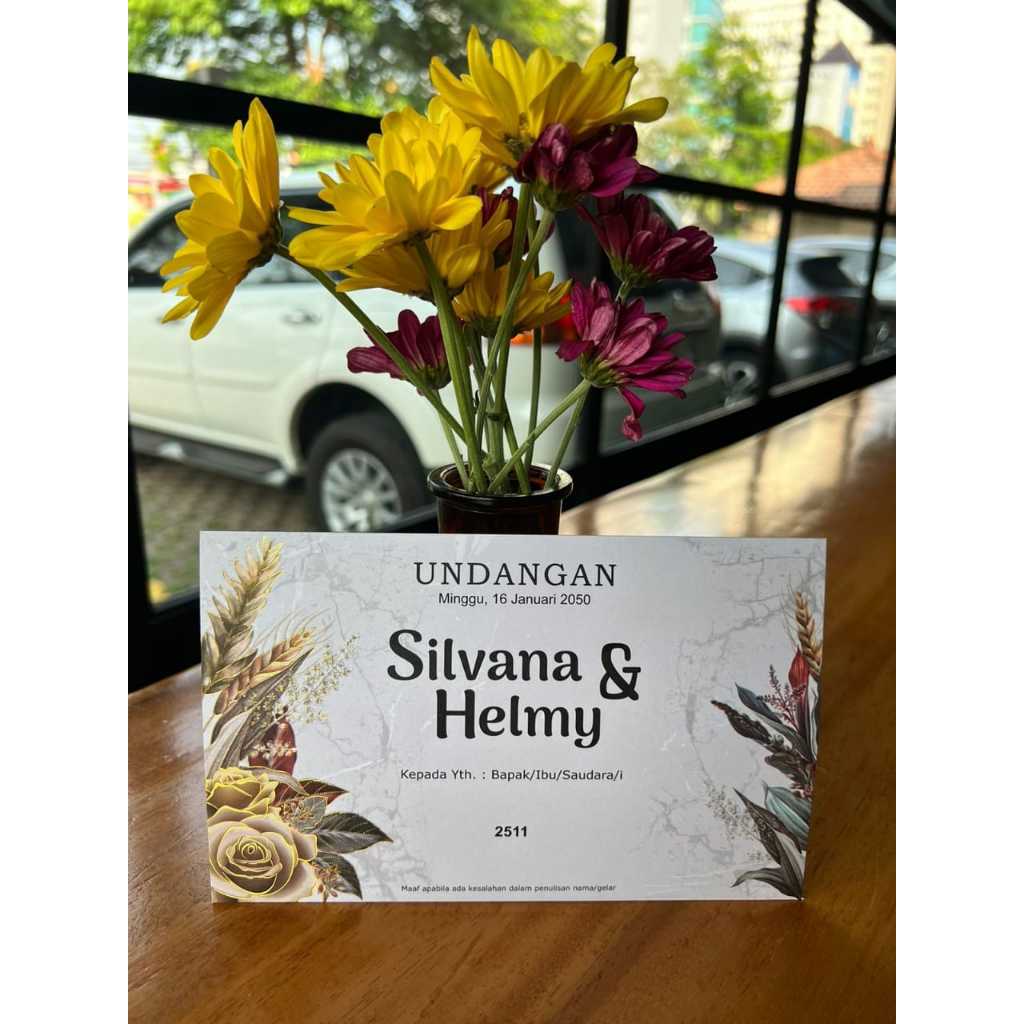 UNDANGAN BLANGKO ERBA 2511