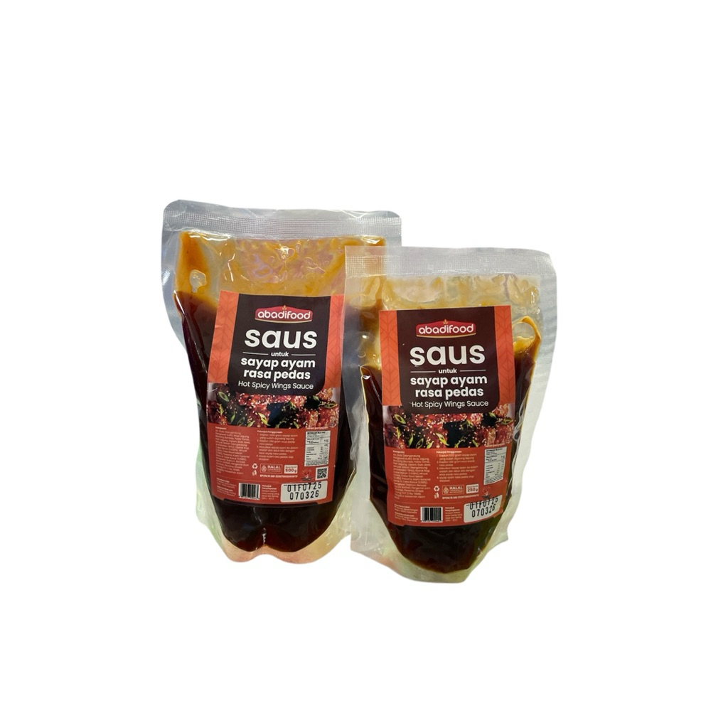 

ABADIFOOD HOT SPICY WINGS SAUCE | SAUCE UNTUK SAYAP AYAM RASA PEDAS