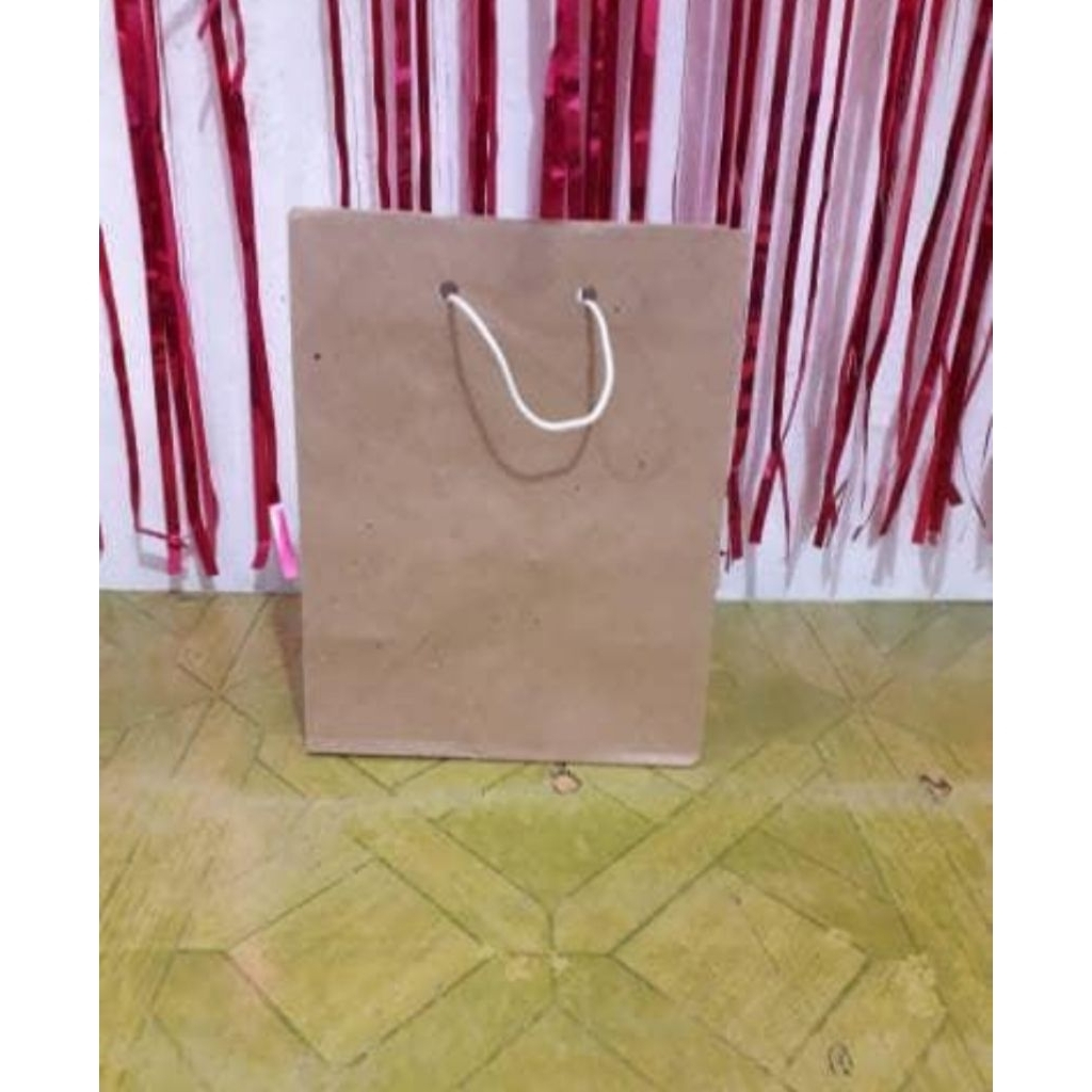 

paper bag / goodie bag / kantong kertas coklat polos