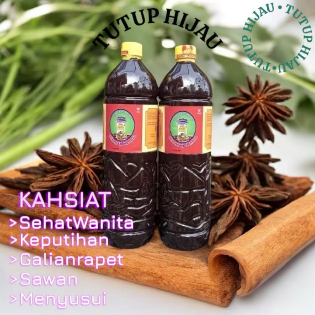

JAMU HERBAL AMPEL TUTUP HIJAU
