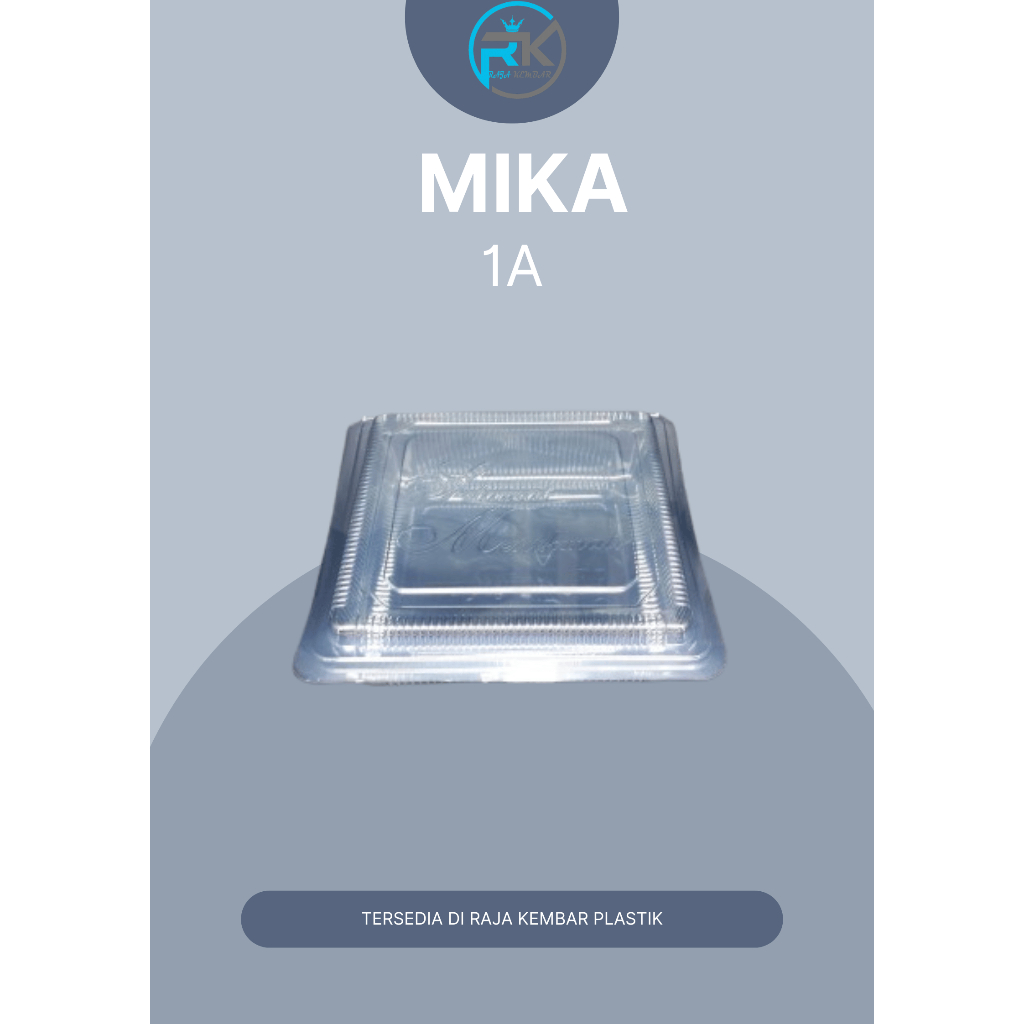Plastik Mika Kue Ukuran 1A Jumbo / Mika Plastik Kotak Besar