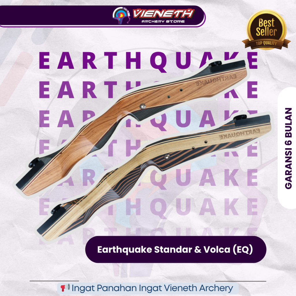 Riser Busur Standar Bow Earthquake Nasional Handle Busur Panah