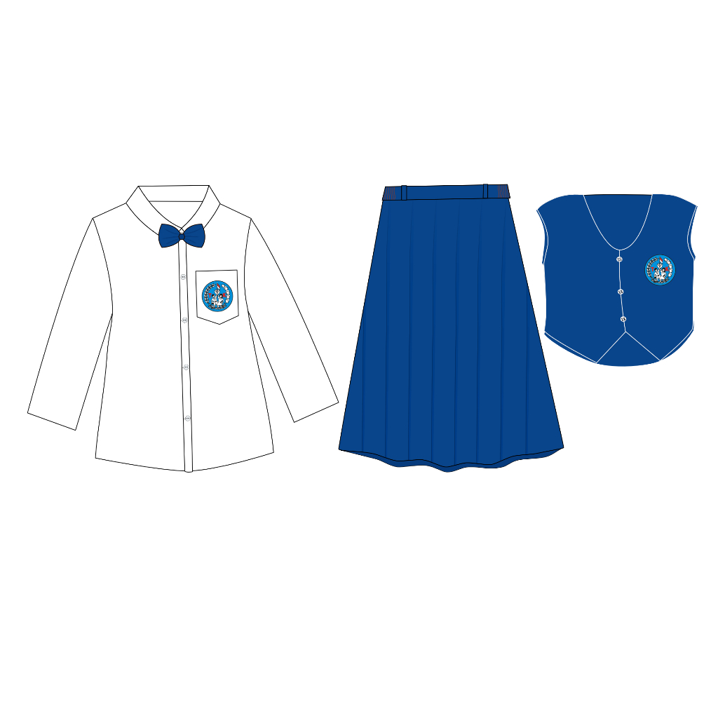 Seragam PAUD TK Panjang Putri