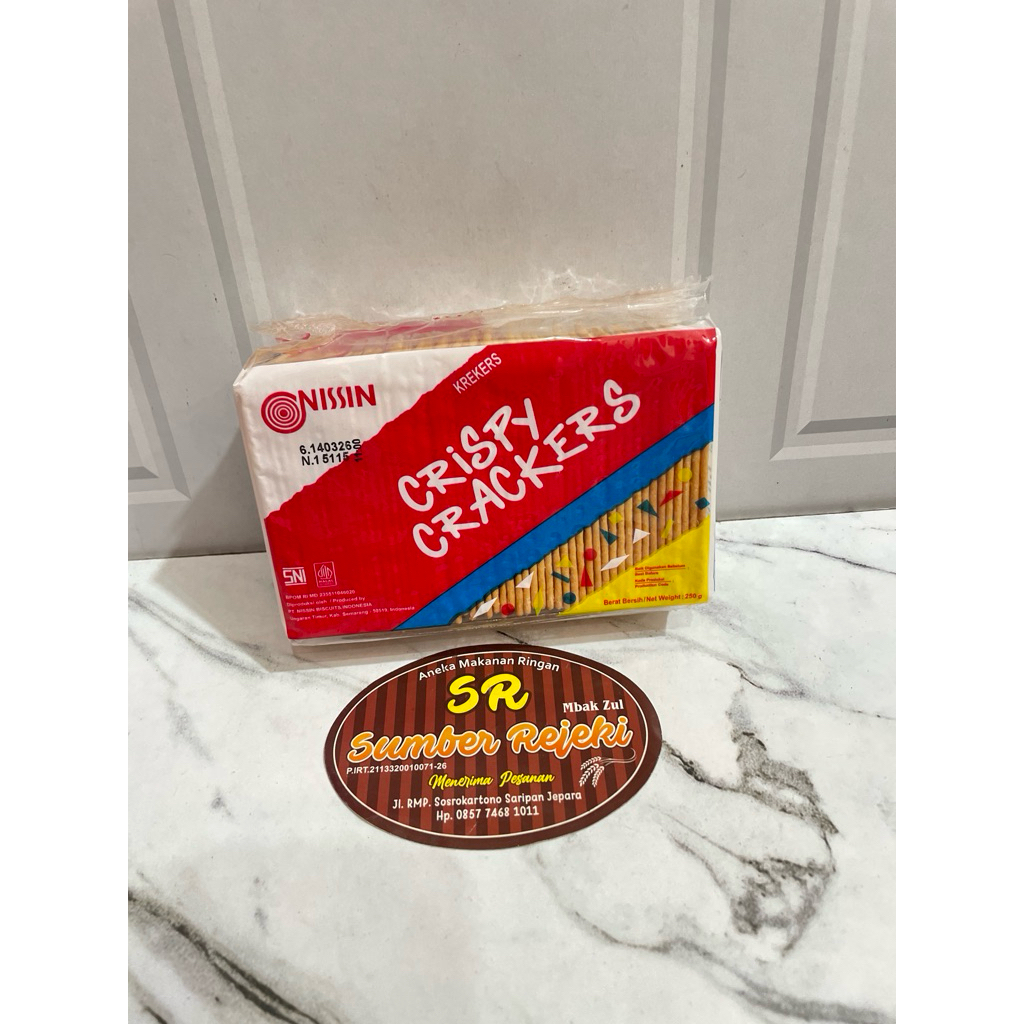 

NISSIN CRISPY CRACKERS BERAT 250 GRAM