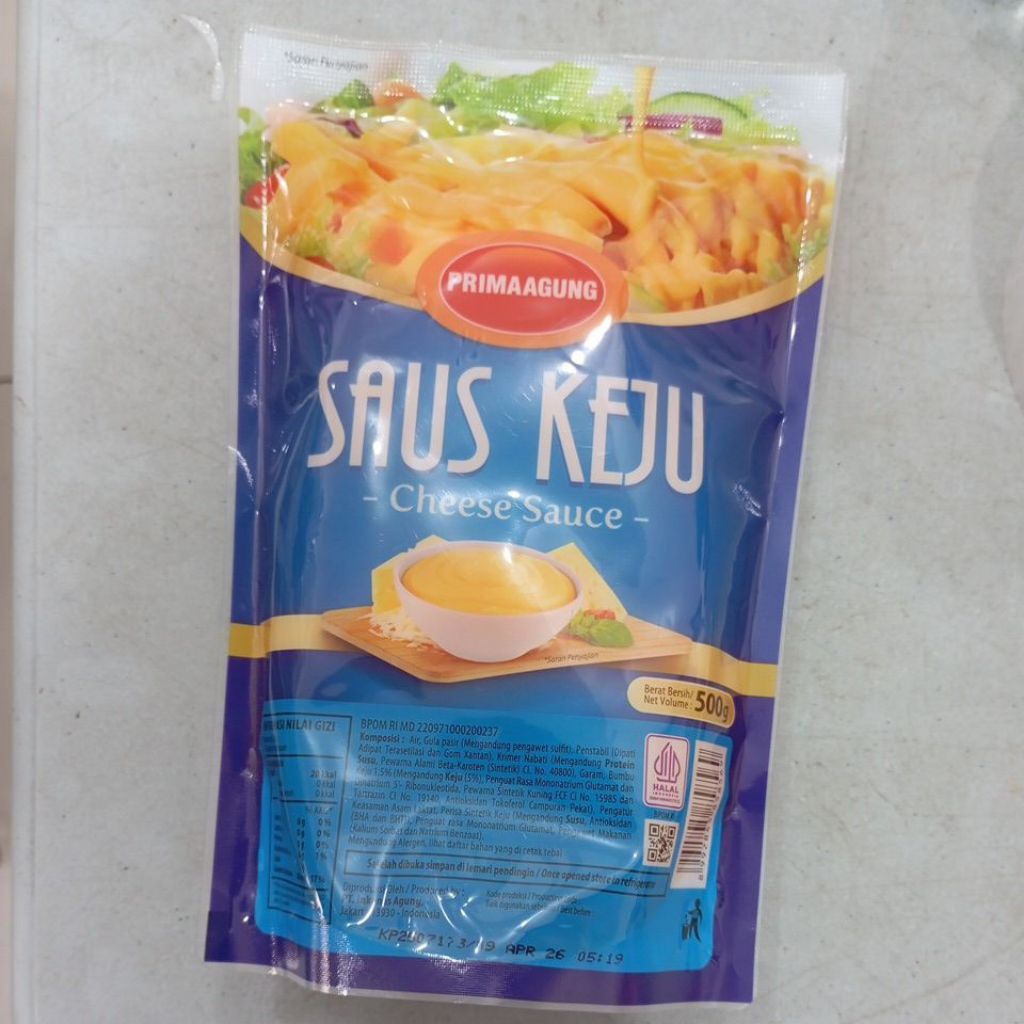 

PRIMA AGUNG Saus Keju 500g