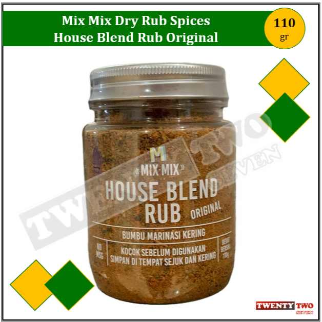 

[6 X]MixMix Dry Rub House Blend Original 110 gr