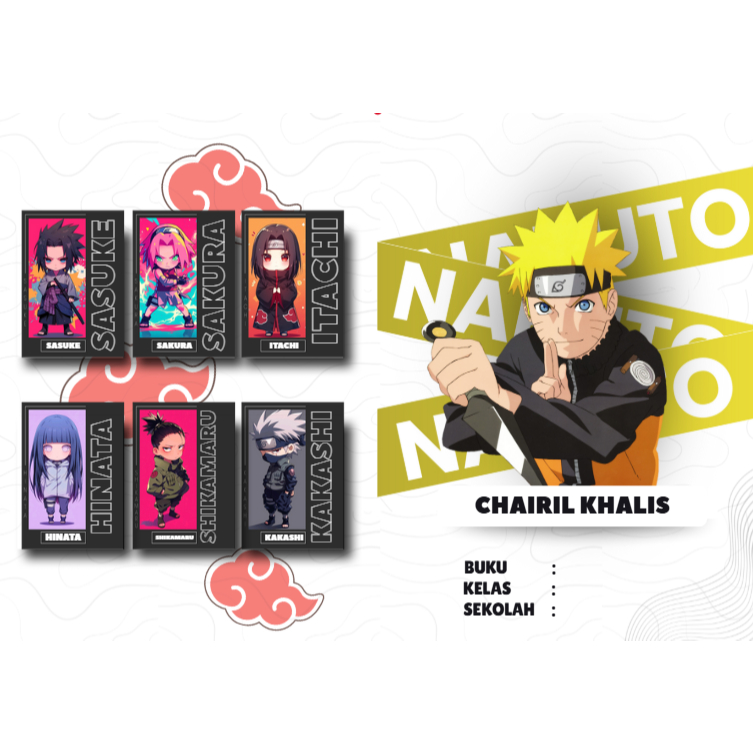 

Sampul Buku Custom Nama Naruto Series Termurah