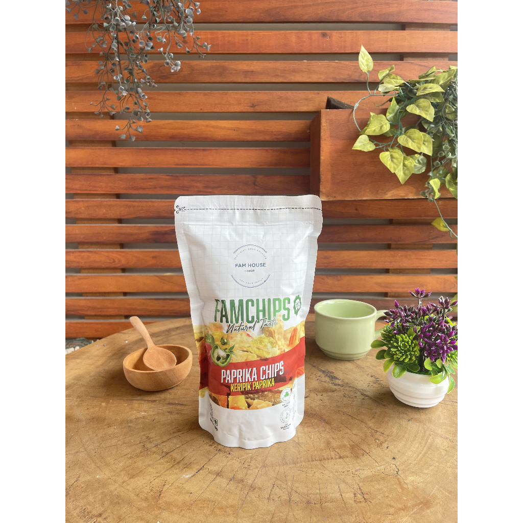 

Famchips Paprica Chips (Keripik Paprika) Cemilan