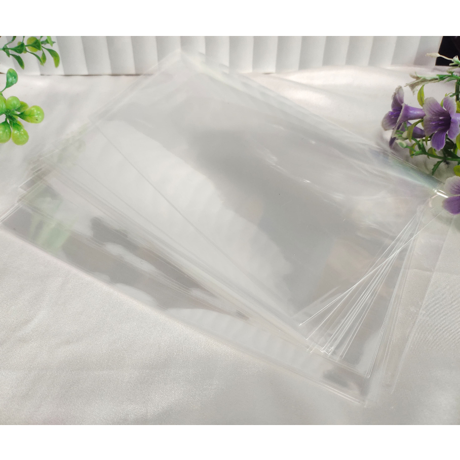 PLASTIK KACA OPP UKURAN LEBAR 10 - 50 / 100GRAM PLASTIK BENING TANPA LEM / PLASTIK SOUVENIR / PLASTI