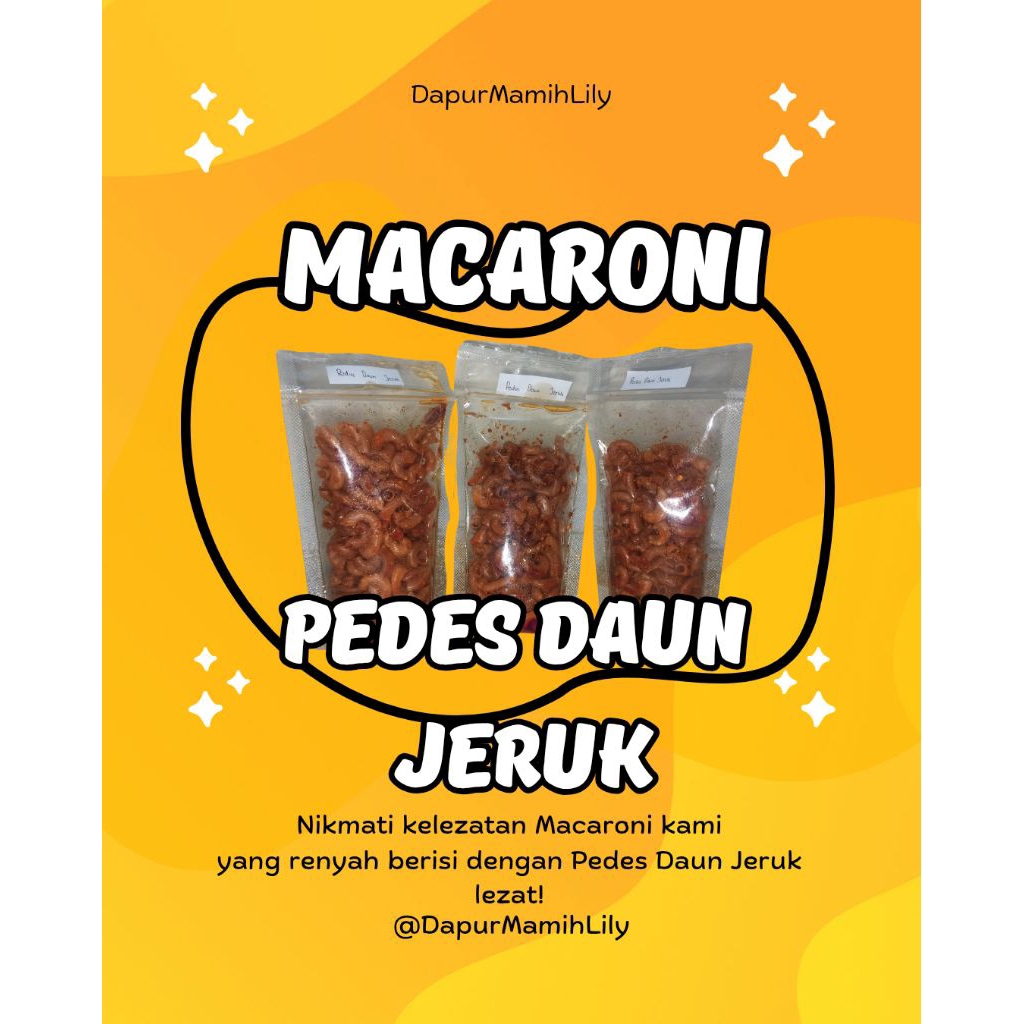 

Snack Macaroni Pedes Daun Jeruk