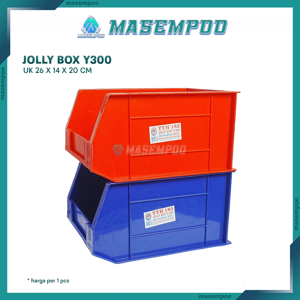 

Box Organizer Jolly YTH 183 Y300 Rak Plastik Susun Tempat Sekrup Baut dan Aksesori Serbaguna