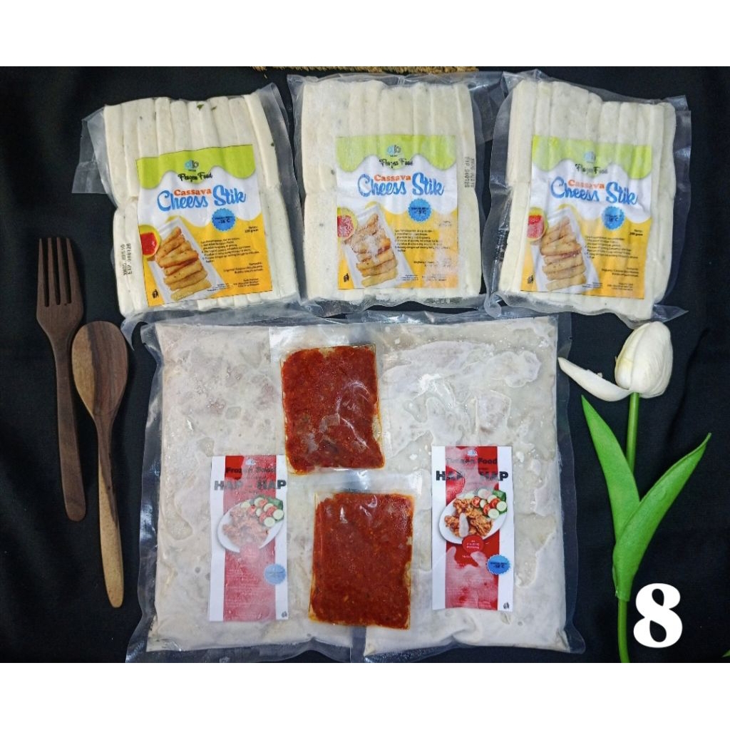 

Paket Hemat Dbaloy No. 8 | 3 Pcs chees stik,2 Pcs ayam lalap