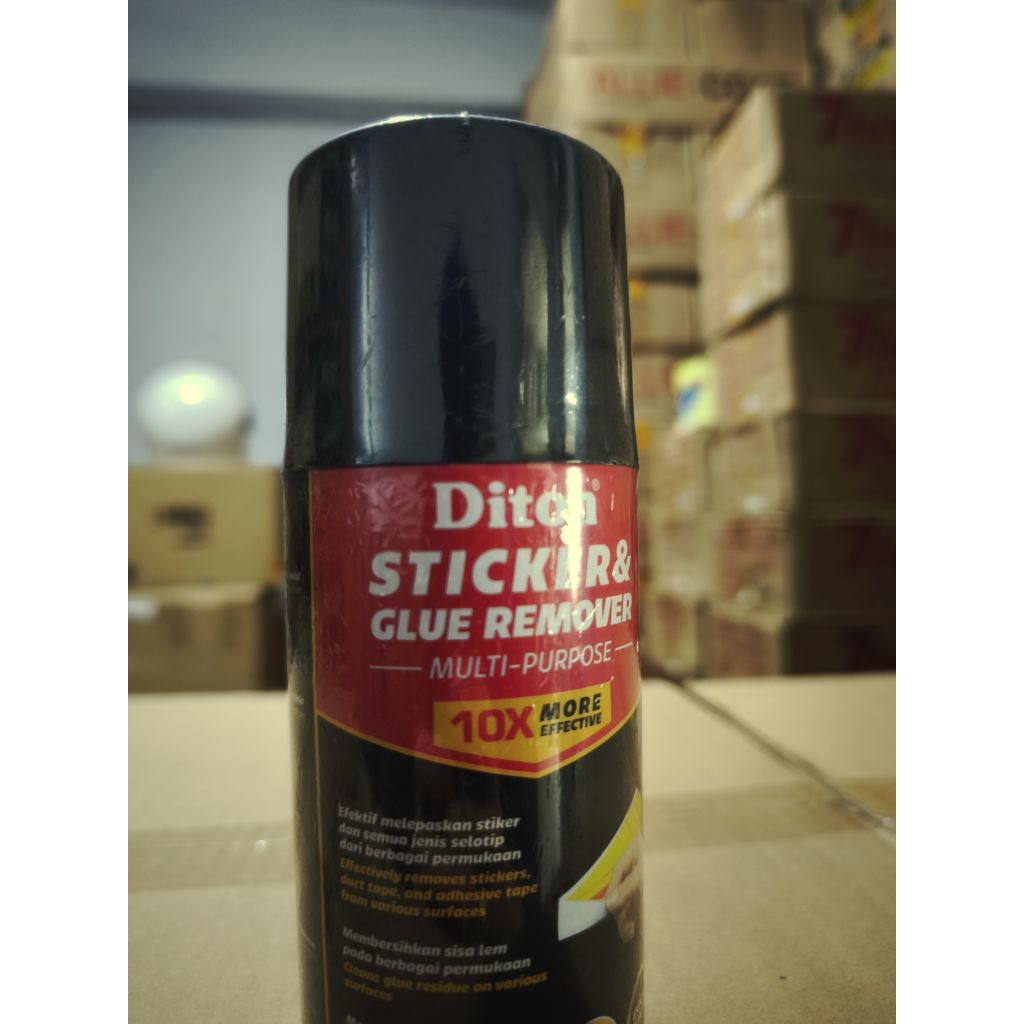 Diton Sticker & lem remover | 10x lebih efektif| pembersih serbaguna kaca, meja, perabotan