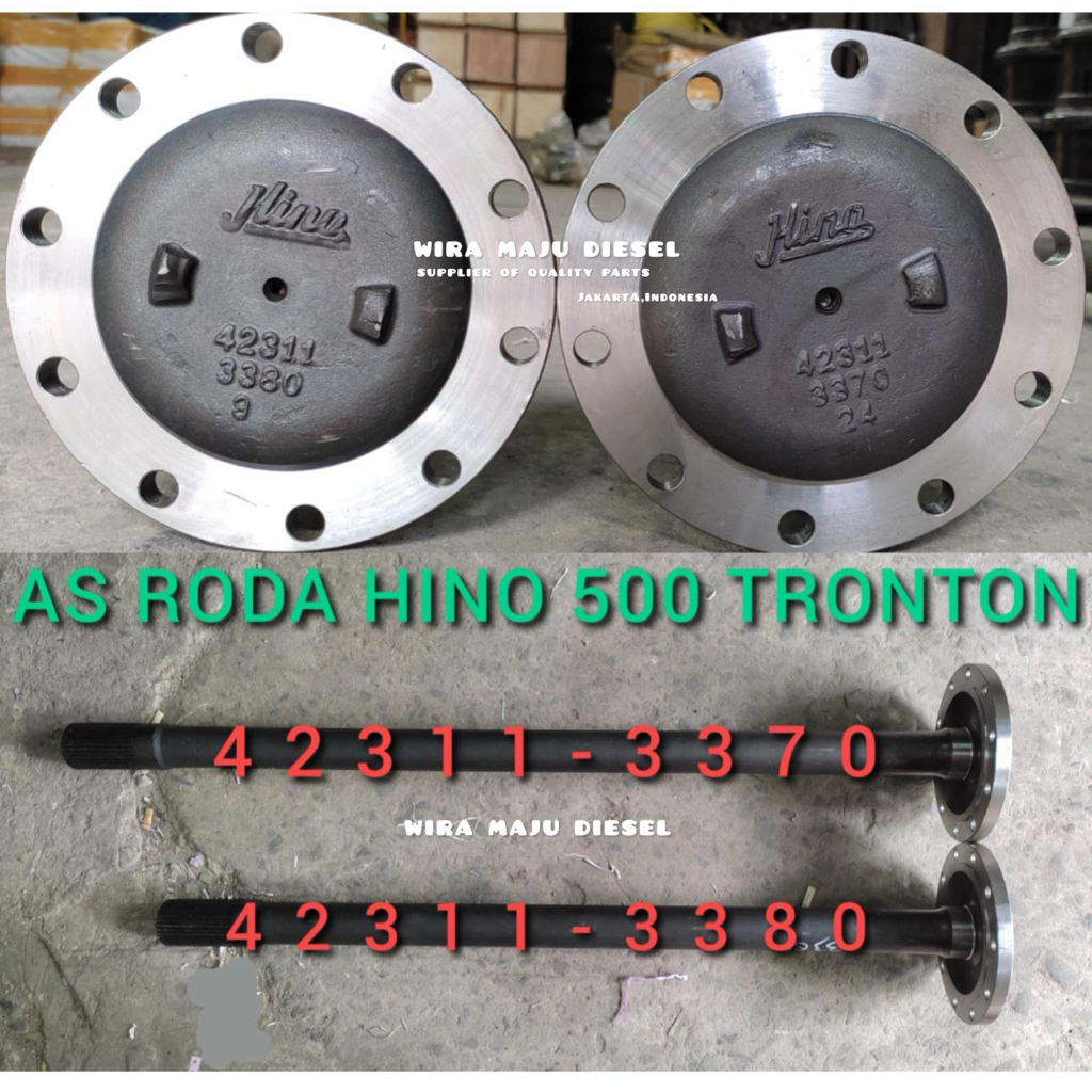As Roda Hino 500 Tronton FM260JD 42311-3370 42311-3380 OEM